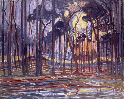 Woods near Oele Piet Mondrian